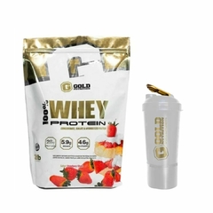 COMBO 100% WHEY 2LBS + SHAKER PLUS GOLD NUTRITION en internet