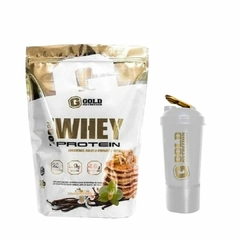 COMBO 100% WHEY 2LBS + SHAKER PLUS GOLD NUTRITION - comprar online