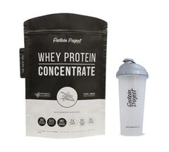 Combo Natural Whey Protein Concentrate 2lb + Shaker Protein Project - comprar online