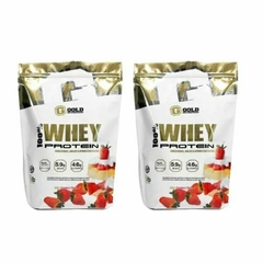 COMBO X 2 100% WHEY 2LBS GOLD NUTRITION - comprar online