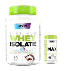 COMBO PLATINUM WHEY ISOLATE x 2Lbs VARIOS SABORES + THERMO FUEL MAXX- STAR NUTRITION en internet