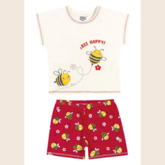 Pijama Brilha no Escuro Curto Infantil Menina Elian 13066 - comprar online