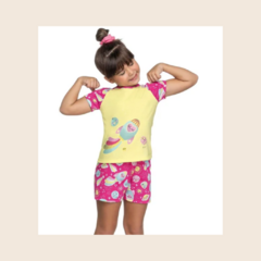 Pijama Brilha no Escuro Curto Infantil Menino Elian 13067