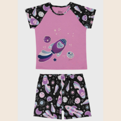 Pijama Brilha no Escuro Curto Infantil Menino Elian 13067 - comprar online