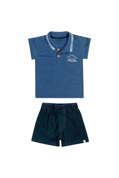 Conjunto Polo Infantil Verão Menino Colorittá 173471 na internet