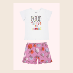 Pijama Curto Infantil Menina 13059 - comprar online