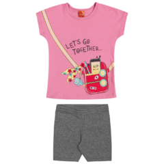 Conjunto Infantil Verão Menina Elian 231645 - comprar online