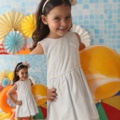 VESTIDO INFANTIL BATIZADO PD-242 - comprar online