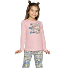 Pijama Longo Infantil Menina