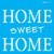 2337 - 14x14 Simples - Frase Home Sweet Home