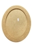 Placa Oval com Fundo 30x20MDF