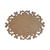 Placa Oval Trabalhada 7cm MDF