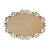 Placa Oval Trabalhada 10cm MDF