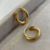 Argola Torcida Ouro 18k 16mm ref 2568