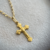 Pingente Crucifixo Ouro 18k ref650