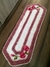 Imagem do Tapete de croche decore luxo rosa e branco