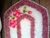 Tapete de croche decore luxo rosa e branco - comprar online