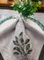 Kit porta guardanapo com flor, descanso e marcador de mesa acrílico 4 lugares - MF MISTURA FINA ARTESANATO