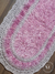 Tapete de croche Trento felpudo rosa e cinza gelo - loja online