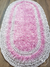 Tapete de croche Trento felpudo rosa e cinza gelo na internet