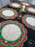 Jogo americano crochê Guipire Luxo Natal brilho dourado 6 lugares (últimas peças) - comprar online