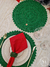 Imagem do Jogo americano de croche Resplendor verde bandeira 6 lugares