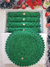 Jogo americano de croche Resplendor verde bandeira 6 lugares - comprar online
