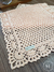 Trilho de mesa em crochê Floratta salmão claro na internet