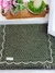 Trilho de mesa croche Floratta verde militar na internet