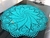 Toalha de mesa espiral abacaxi croche verde tiffany - loja online