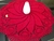 Toalha de mesa espiral abacaxi croche vermelho escuro - MF MISTURA FINA ARTESANATO