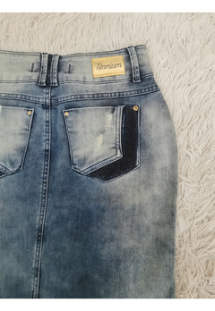 Saia Titanium Jeans Moda Evangelica Ttn24068 - Vcnamoda