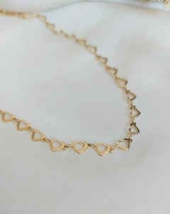 Choker corações vazados - comprar online