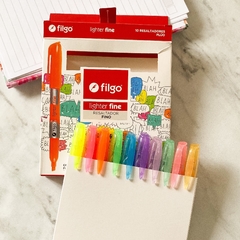 Resaltadores filgo fluo x10 - comprar online