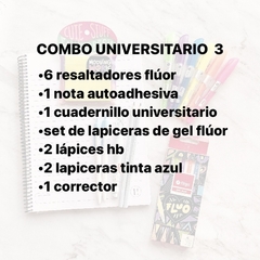 COMBO UNIVERSITARIO 3 - comprar online