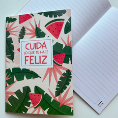 Cuaderno flexible 24 hojas FELIZ