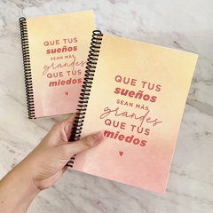 Cuaderno tapa blanda SUEÑOS