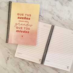 Cuaderno tapa blanda SUEÑOS - comprar online