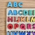 Alfabeto maiúsculo de encaixe - Brinquedo educativo em madeira que auxilia na alfabetização