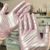 par de guantes de nitrilo rosa - comprar online