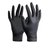 par de guantes negros de nitrilo