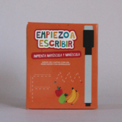 Empiezo a escribir en imprenta