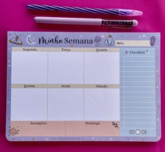 Planner Semanal Linha Mistíca - Cartões Gigantes - comprar online