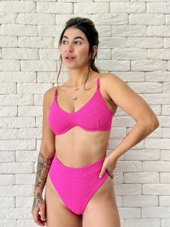 BIQUINI CLEO CORRENTE HOT TEXTURIZADO ROSA na internet