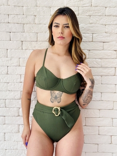 BIQUINI MELISSA HOT CINTO VIENA VERDE MILITAR