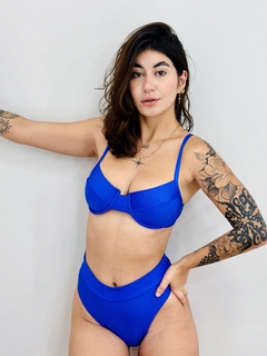 BIQUINI MARINA HOTPANTS AMARRAÇÃO EDEN AZUL BIC na internet