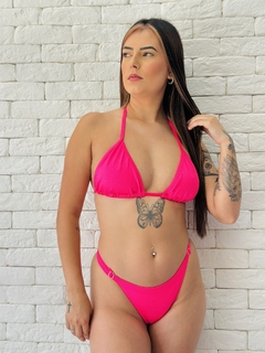 BIQUINI FITA CROCO BEACH ROSA na internet