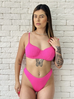 BIQUINI MELISSA SANTORINI ROSA BARBIE - loja online