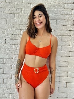 BIQUINI MELISSA HOT CINTO VIENA LARANJA - Bruna Tisani Boutique