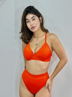 BIQUINI BAHAMAS HOTPANTS TRILOBAL LARANJA - comprar online